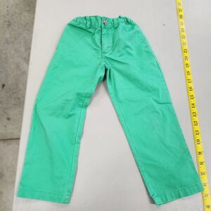 Polo Ralph Lauren Kids Pants Classic Designer Green Size 3/3T Adjustable Waist
